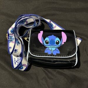 Stitch Kids Mini Coin Purse - Black and Blue